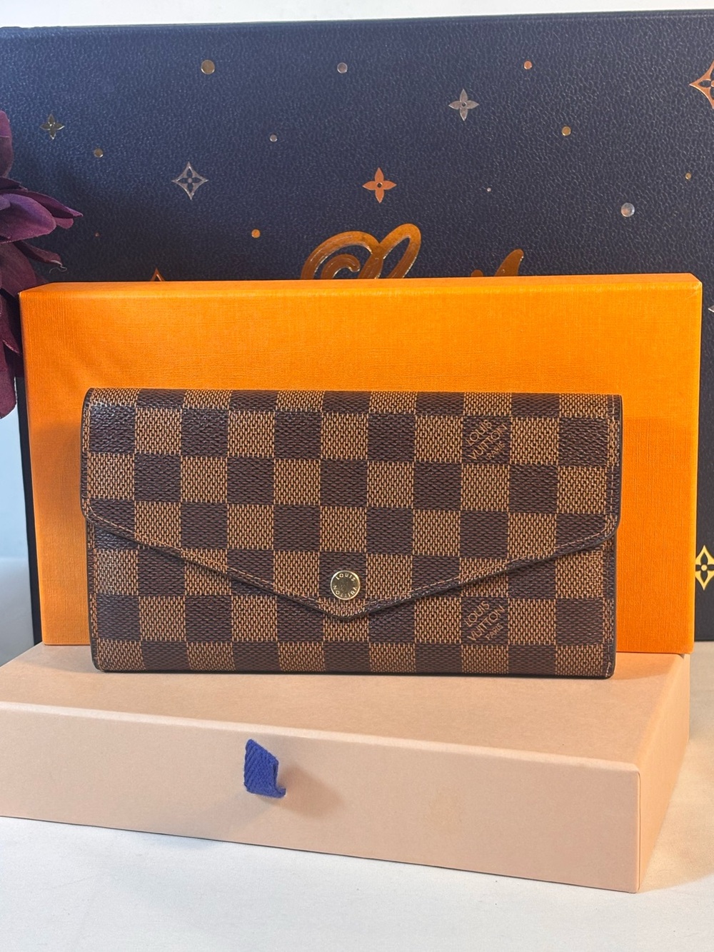 Louis Vuitton Sarah Wallet Ebene
